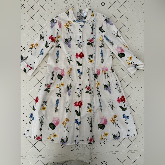 NWT TUCKERNUCK Fresh Buds Royal Shirt Dress small - Picture 7 of 12